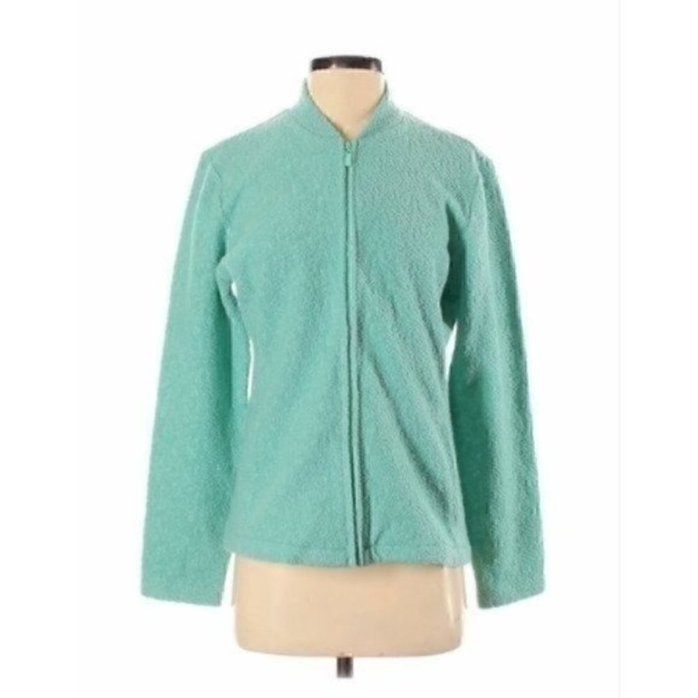 Eileen Fisher Zip Up Cardigan Sweater